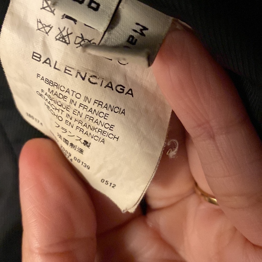 Balenciaga leather jacket lamb green/khaki Small - Picture 12 of 12